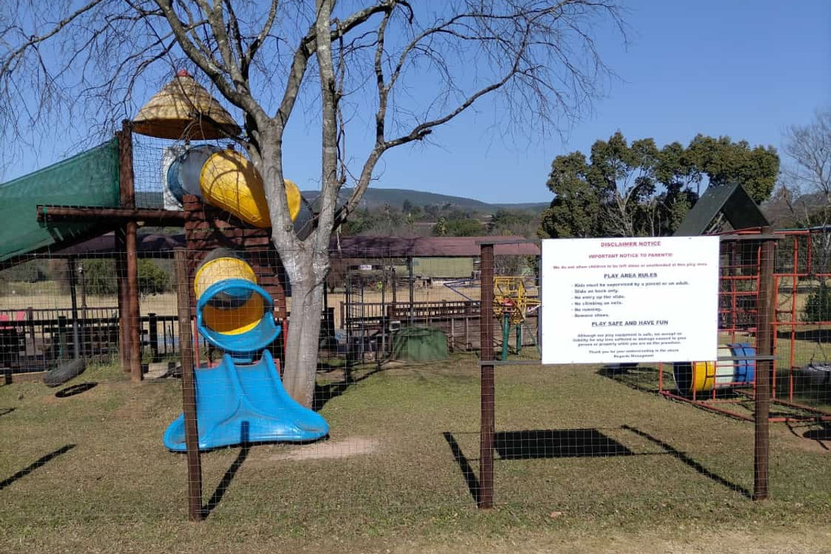 Kids playground and putt putt at the camp
