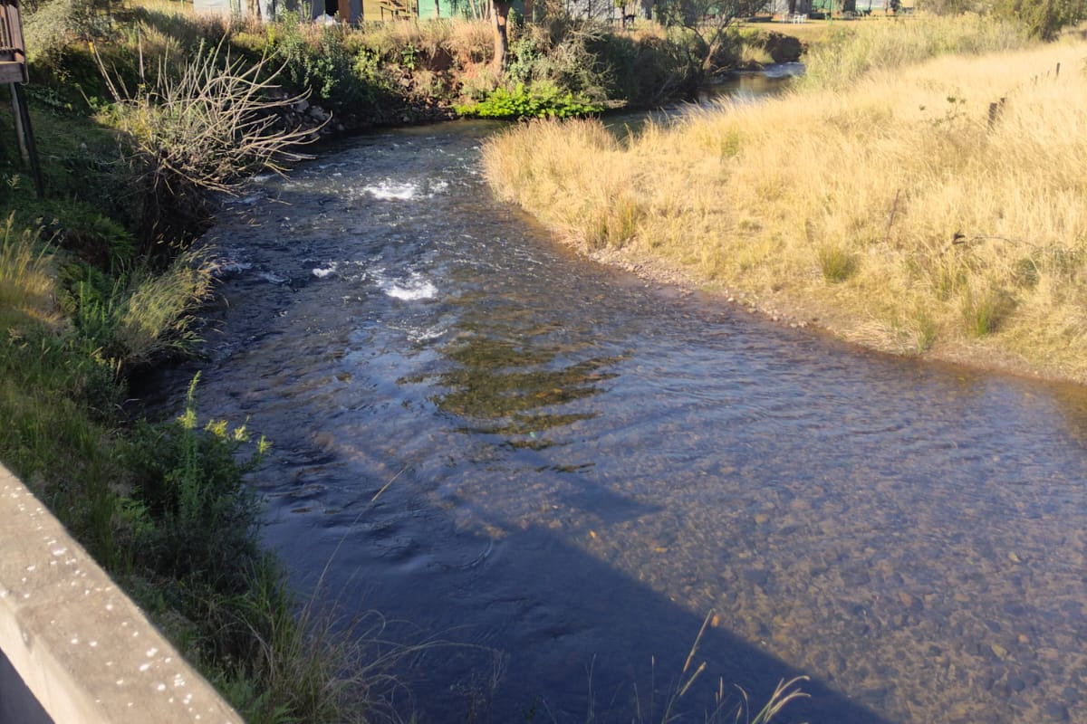 The Sabie River running past the camp