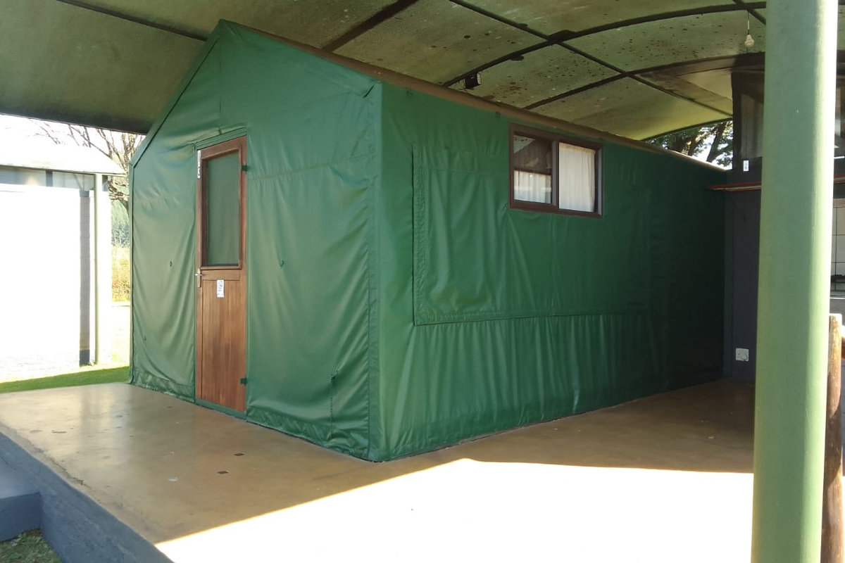 Inside a safari en-suite tent at Sabie River Camp